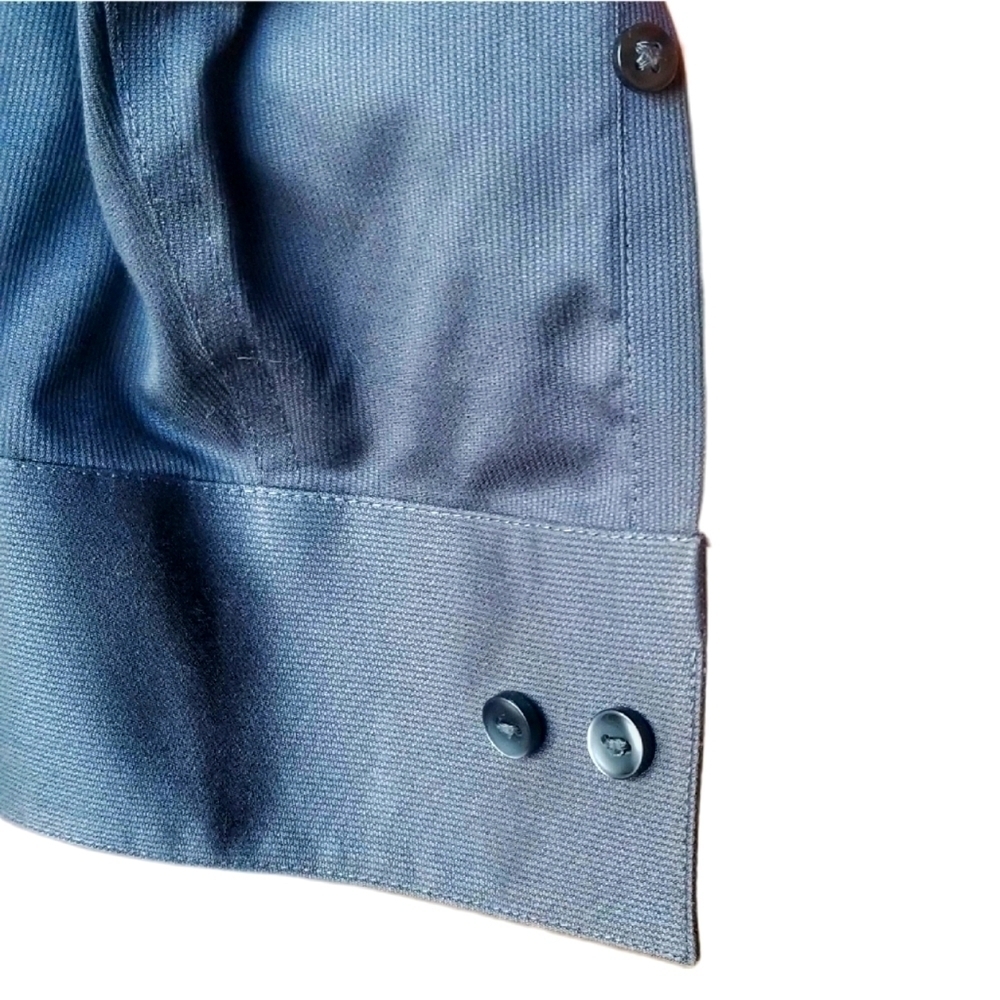 Calvin Klein / Men's Longsleeve Dress Shirt \ Gunmetal \ 15 15 1/2 32 33 ~ - Picture 7 of 7